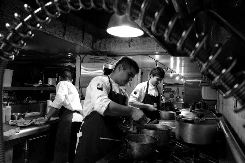 Chuys kitchen team preparing fresh chuy's style dishes